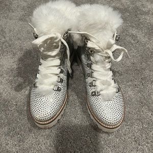 Jessica Simpson rhinestone boots